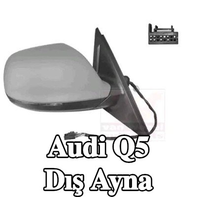 VAN WEZEL Sağ yan ayna — 2012 Audi Q5