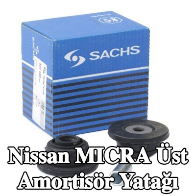 SACHS Üst amortisör yatağı Arka Aks Sol, Arka Aks Sağ, Rulman gerekli değildir — 2002 Nissan Micra