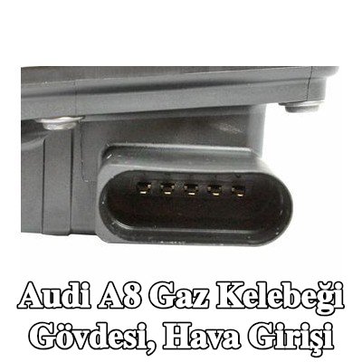 METZGER Gaz kelebeği gövdesi, hava girişi ORİJİNAL YEDEK PARÇA — Audi A8