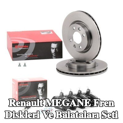 BREMBO Fren diskleri ve balataları seti Prime, içten havalandırmalı — 2000 Renault Megane