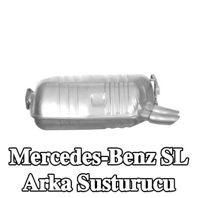 VEGAZ Arka susturucu Arka, 750mm — Mercedes-Benz Sl