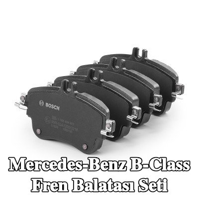 BOSCH Fren balatası seti 19mm, gıcırtı önleyici plaka ile, cıvata/vida ile, montaj kılavuzu ile — 2016 Mercedes-Benz B-Class