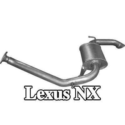 POLMO كاتم الصوت الخلفي الخلفي — Lexus Nx