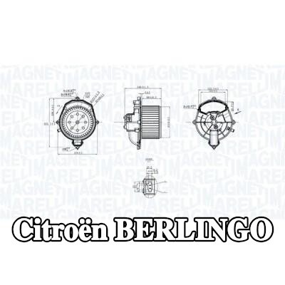 MAGNETI MARELLI محرك منفاخ التدفئة — Citroën Berlingo