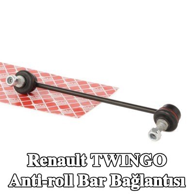 FEBI BILSTEIN Stabilizatör kolu OE Turbo YENİ, Ön Aks Sağ, 255mm, Çelik — 2012 Renault Twingo