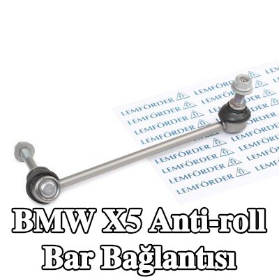 LEMFÖRDER Ön aks sağ stabilizatör kolu, 249mm, Çelik — 2012 BMW X5