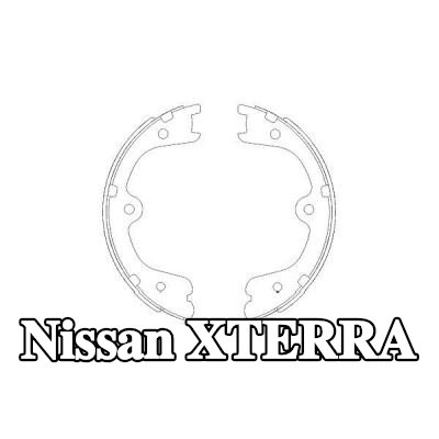 KAVO PARTS مجموعة أحذية الفرامل — Nissan Xterra