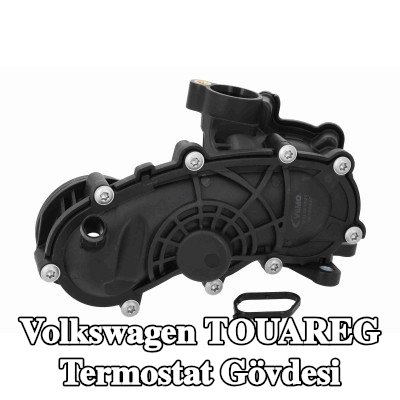 VEMO Contalı/sızdırmazlık elemanlı termostat muhafazası — Volkswagen Touareg