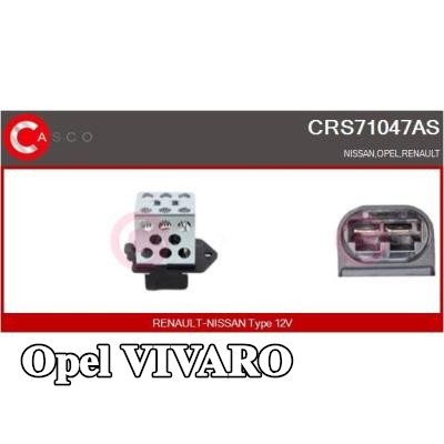 CASCO مقاوم أولي، مروحة رادياتير المحرك الكهربائي — 2016 Opel Vivaro
