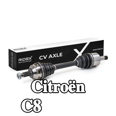 RIDEX عمود الدفع المحور الأمامي الأيسر, 669mm — Citroën C8