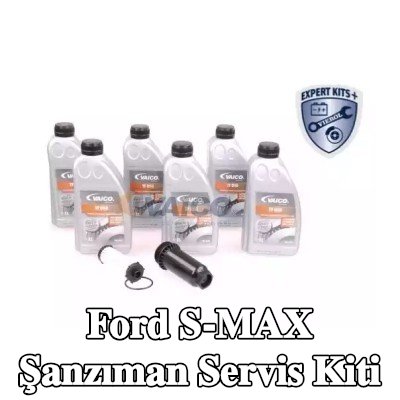 VAICO Conta/sızdırmazlık elemanlı şanzıman servis kiti, standart yağ değişimi için yağ miktarı ile, conta halkası ile — Ford S-max
