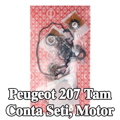 ELRING Tam Conta Seti, krank mili contalı motor, valf gövdesi contalı, silindir kafası contası olmadan — Peugeot 207