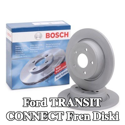 BOSCH Fren diski Dış Çap: 279, 9mm, düz, Kaplamalı — 2016 Ford Transit Connect