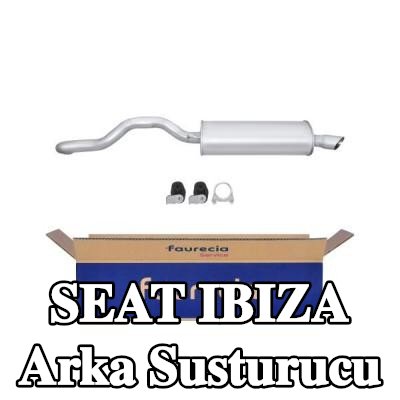 HELLA Arka susturucu Arka, montaj parçaları ile — 2000 SEAT Ibiza