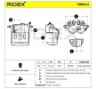 RIDEX مكابح الفرامل للمحور الأمامي, المحور الأمامي الأيسر, بدون حامل — Toyota Altezza (4)