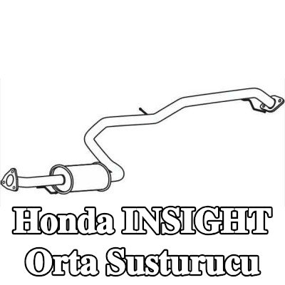 VEGAZ Orta susturucu — Honda Insight