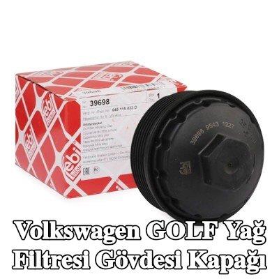 FEBI BILSTEIN Conta halkalı yağ filtresi muhafaza kapağı — 2003 Volkswagen Golf
