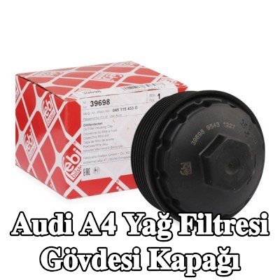 FEBI BILSTEIN Conta halkalı yağ filtresi muhafaza kapağı — 2004 Audi A4