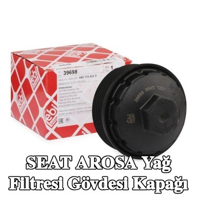 FEBI BILSTEIN Conta halkalı yağ filtresi muhafaza kapağı — SEAT Arosa