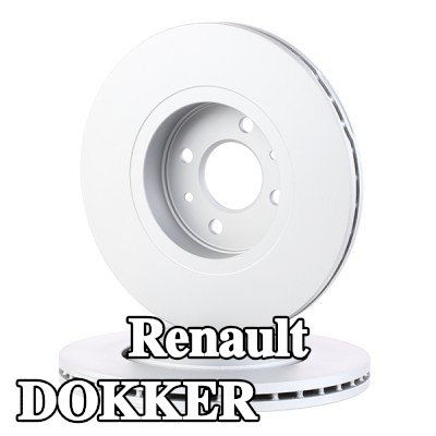 BOSCH القطر الخارجي لقرص المكابح: 280, 3mm, مُهوى, مطلي, مع مسامير/براغي — Renault Dokker