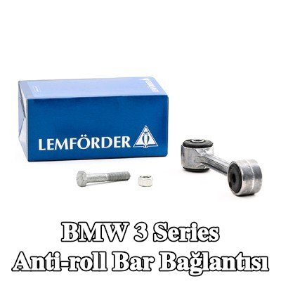 LEMFÖRDER Arka aks sol stabilizatör kolu, Arka Aks Sağ, Alüminyum — 2002 BMW 3 Series