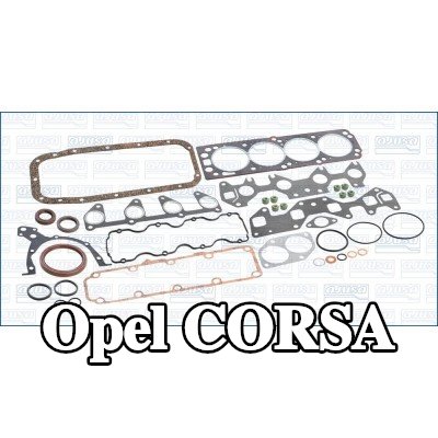 AJUSA مجموعة حشيات كاملة, محرك مزود بحشية رأس الأسطوانة, مع أختام ساق الصمام, FIBERMAX — 2002 Opel Corsa
