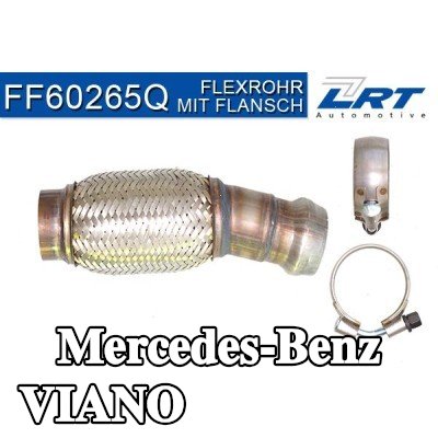 LRT أنبوب عادم مرن بعد المحول الحفاز — Mercedes-Benz Viano