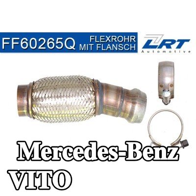 LRT أنبوب عادم مرن بعد المحول الحفاز — 2006 Mercedes-Benz Vito