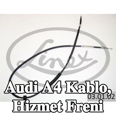 LINEX Kablo, hizmet freni — 1997 Audi A4