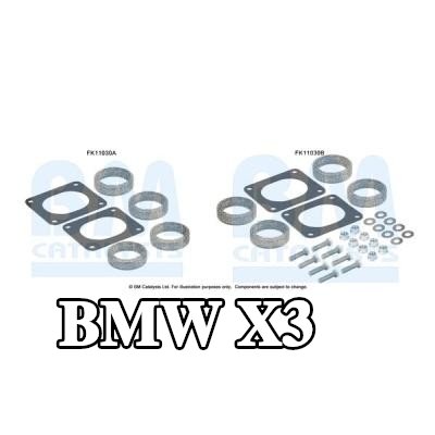 BM CATALYSTS طقم التثبيت، مرشح السخام — 2005 BMW X3