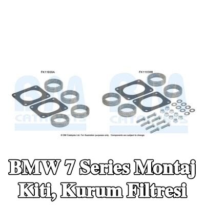 BM CATALYSTS Montaj Kiti, kurum filtresi — 2002 BMW 7 Series