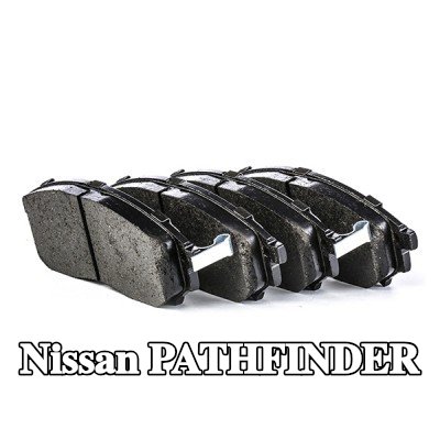BOSCH مجموعة وسادات الفرامل 17mm, مع لوحة مانعة للصرير — Nissan Pathfinder