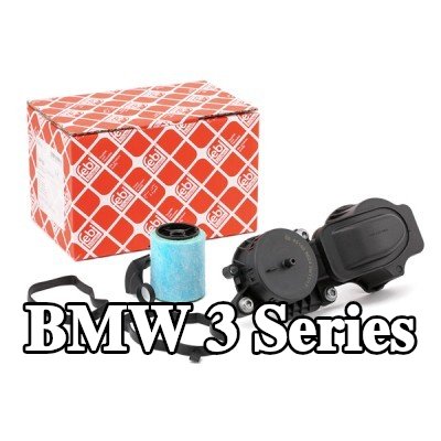 FEBI BILSTEIN صمام, فتحة تهوية كتلة المحرك مع حشوات/موانع تسرب, مع حامل, مع مرشح — 2004 BMW 3 Series