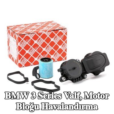 FEBI BILSTEIN Valf, conta/sızdırmazlık elemanı ile motor bloğu havalandırma sistemi, tutuculu, filtre ile — 2004 BMW 3 Series