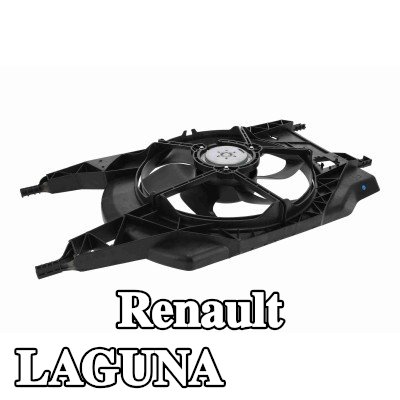 VEMO مروحة, المبرد 380mm, مع غطاء مروحة المبرد — 2002 Renault Laguna