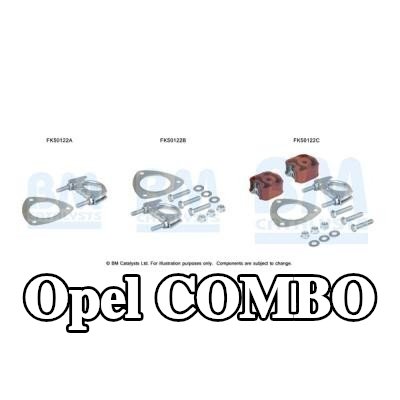 BM CATALYSTS طقم التثبيت، أنبوب العادم — Opel Combo