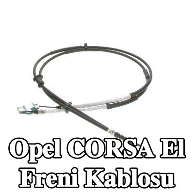 BOSCH El freni kablosu 1468mm, 1453mm — Opel Corsa