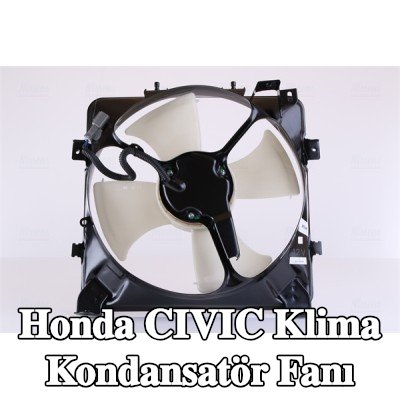 NISSENS Kontrol ünitesi olmayan AC kondansatör fanı — Honda Civic