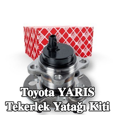 FEBI BILSTEIN Tekerlek yatağı kiti Arka Aks Sol, Arka Aks Sağ, Tekerlek göbeğine entegre tekerlek yatağı, ABS sensör halkalı, entegre manyetik sensör halkalı — 2012 Toyota Yaris