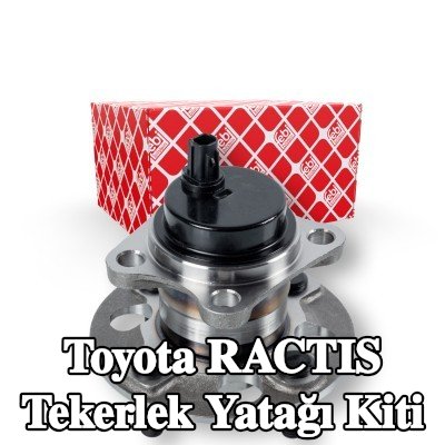 FEBI BILSTEIN Tekerlek yatağı kiti Arka Aks Sol, Arka Aks Sağ, Tekerlek göbeğine entegre tekerlek yatağı, ABS sensör halkalı, entegre manyetik sensör halkalı — Toyota Ractis