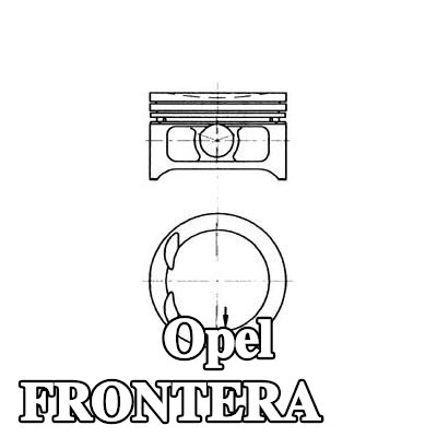 KOLBENSCHMIDT المكبس — Opel Frontera