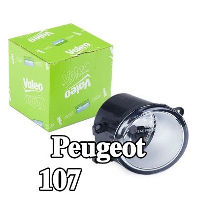 VALEO مصباح ضباب FOGSTAR, يمين, H11, مع لمبة — Peugeot 107