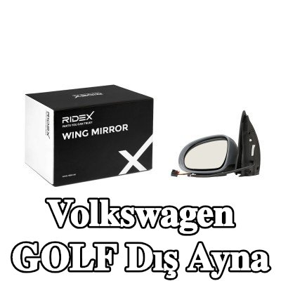 RIDEX Sol yan ayna, Elektrikli — 2003 Volkswagen Golf