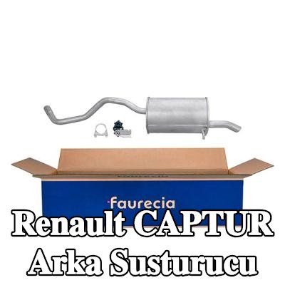 HELLA Arka susturucu Arka, montaj parçaları ile — Renault Captur
