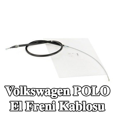 BOSCH El freni kablosu 1645mm — Volkswagen Polo