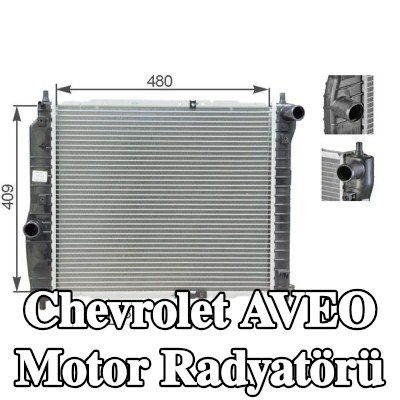 MAHLE Motor radyatörü — Chevrolet Aveo