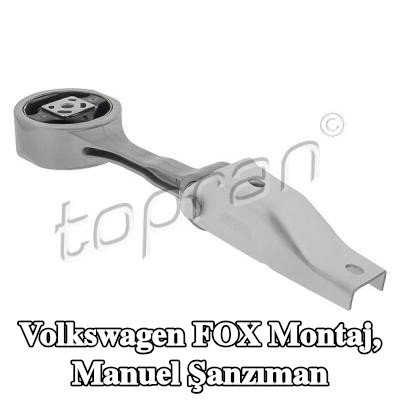 TOPRAN Montaj, manuel şanzıman orta, Arka, tutuculu — Volkswagen Fox