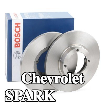 BOSCH القطر الخارجي لقرص المكابح: 236mm, صلب, مشحم — 2008 Chevrolet Spark