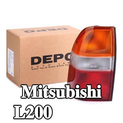 ABAKUS المصباح الخلفي الأيسر, مع لمبة — 2002 Mitsubishi L200