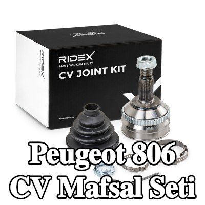 RIDEX Dış CV mafsal kiti, lastik yatağı ile — 1997 Peugeot 806
